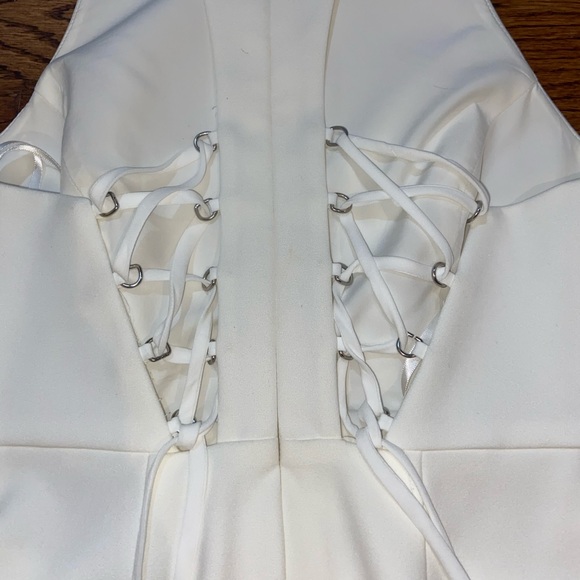 BCBGMAXAZRIA Ely Lace-Up Halter Dress (Great for graduation!) - Picture 8 of 8